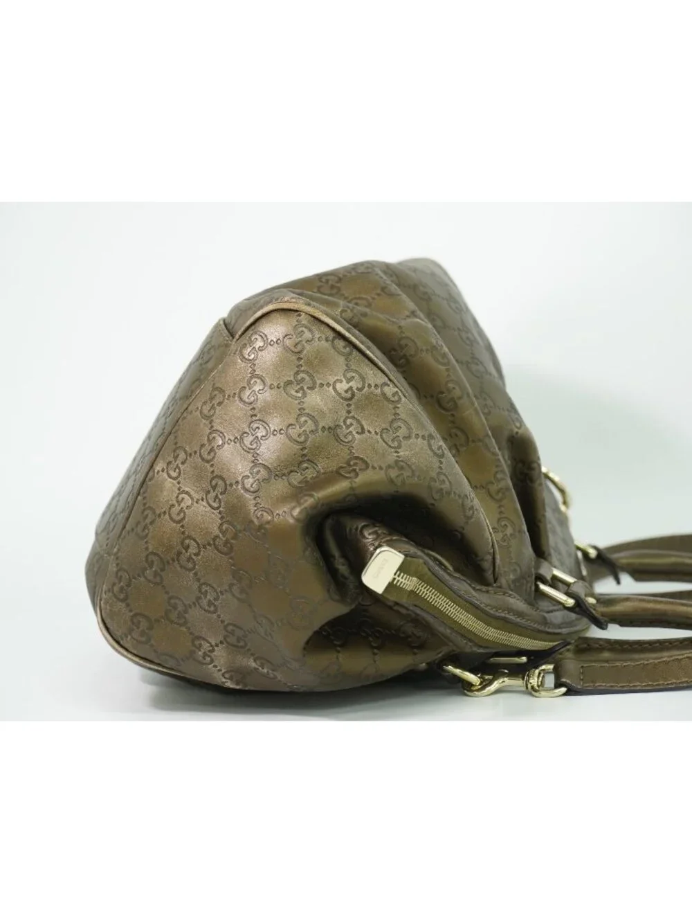 Gucci Sukey Guccissima Leather 2-Way Shoulder Bag Blanc